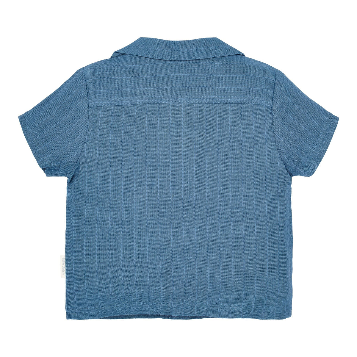 Coastal Blue Button Blouse