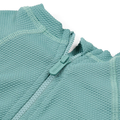Moss Waffle Long-Sleeve Sun Top