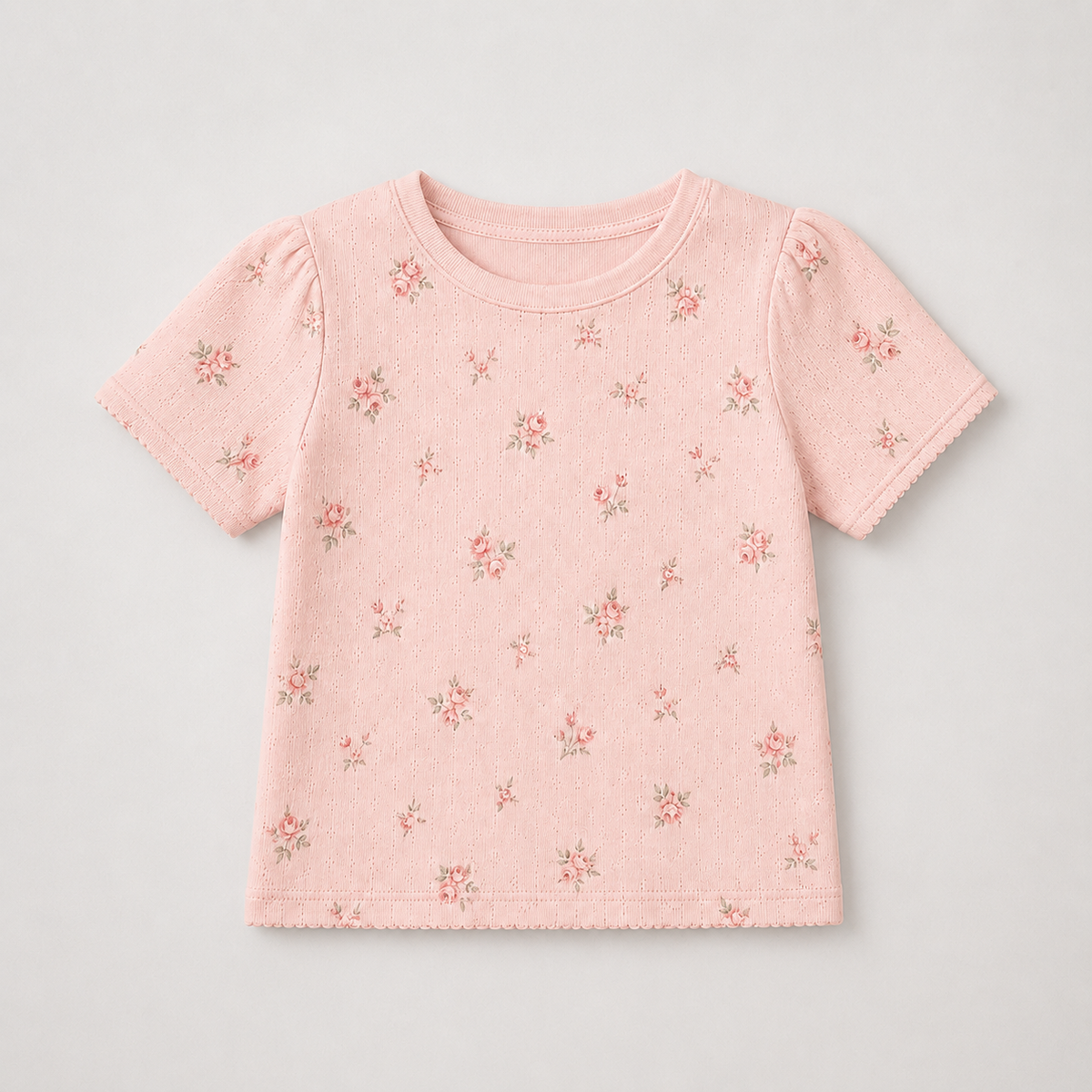 Rose Petal Pointelle Tee