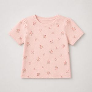 Rose Petal Pointelle Tee