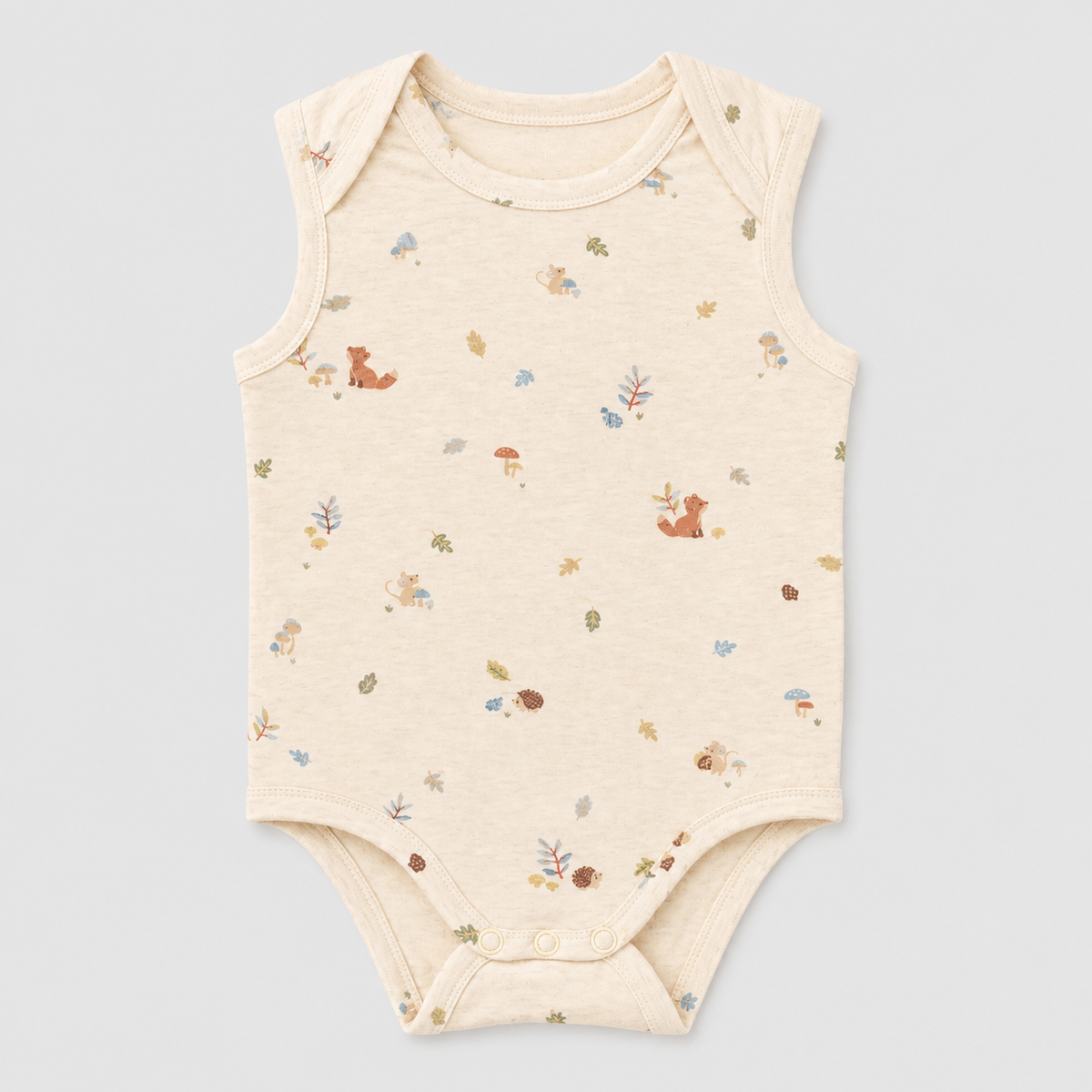 Sand Woodland Sleeveless One-Piece