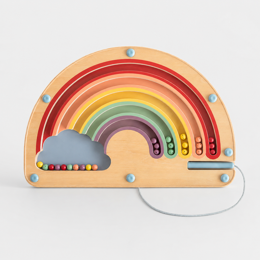 Wooden Magnetic Rainbow Maze