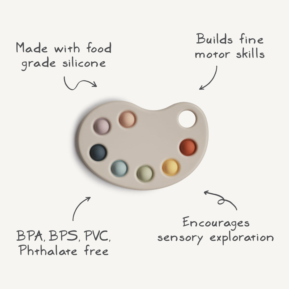 Silicone Palette Press Toy