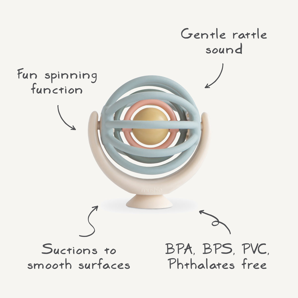 Silicone Suction Spinner