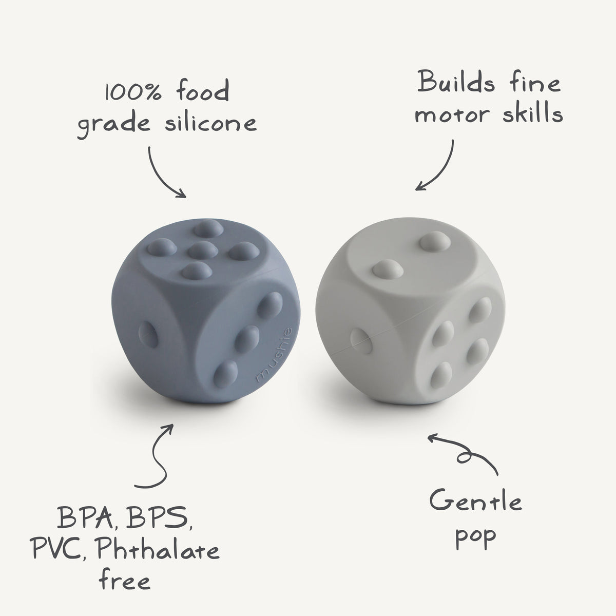 Silicone Dice Press Set