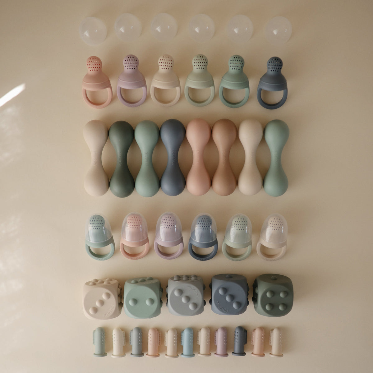 Silicone Dice Press Set